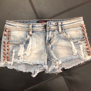 Material girl mini shorts